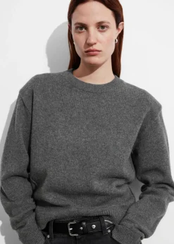 Best Sale & Other Stories Padded-Shoulder Merino Jumper