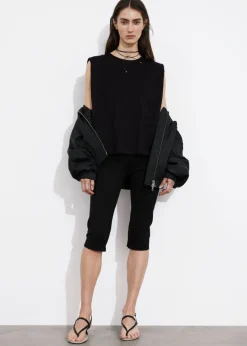 New & Other Stories Padded-Shoulder Tank Top