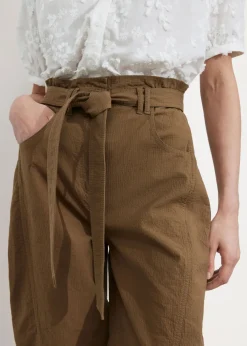 New & Other Stories Paperbag Waist Trousers Beige