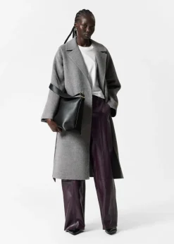 Store & Other Stories Patch Pocket Belted Coat