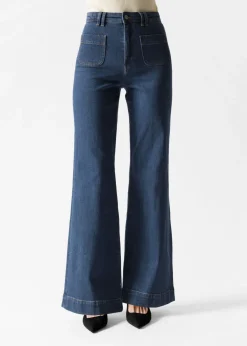 New & Other Stories Patch-Pocket Bootcut Jeans