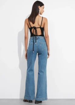 New & Other Stories Patch-Pocket Bootcut Jeans