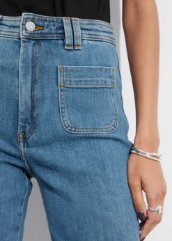 New & Other Stories Patch-Pocket Bootcut Jeans