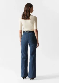 New & Other Stories Patch-Pocket Bootcut Jeans