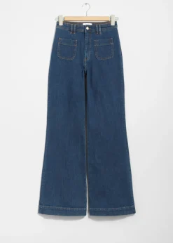 New & Other Stories Patch-Pocket Bootcut Jeans