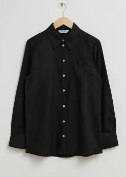 Cheap & Other Stories Patch-Pocket Linen Shirt