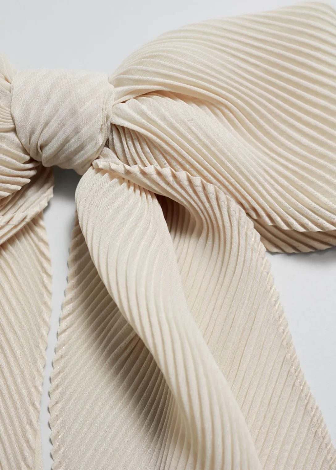 Best Sale & Other Stories Pleated Bow Hair Clip Beige
