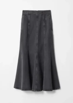 Cheap & Other Stories Pleated Denim Maxi Skirt