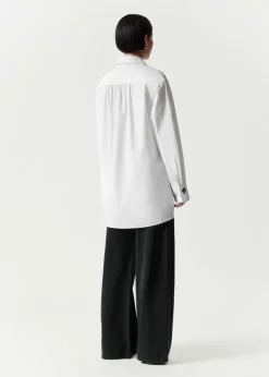 Flash Sale & Other Stories Pleated Shirt White