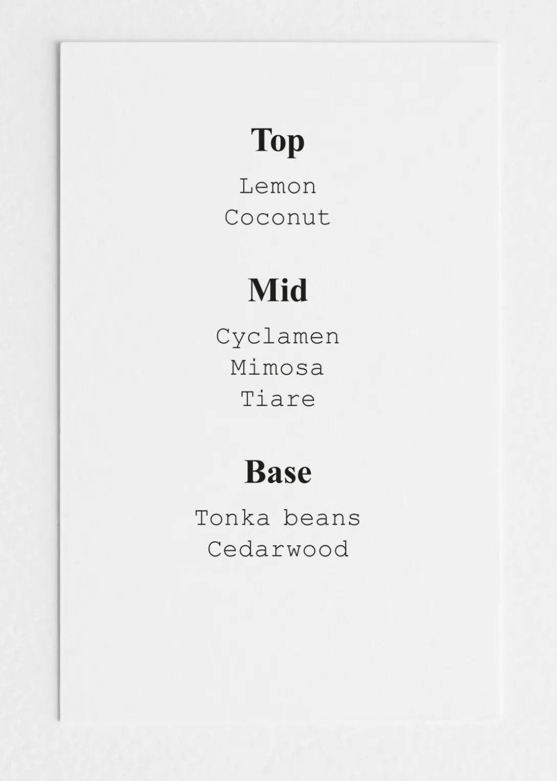 Store & Other Stories Poem A Day Eau De Toilette