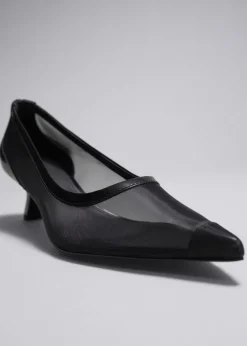 Cheap & Other Stories Point-Toe Pumps Black