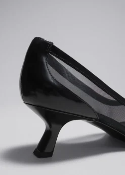 Cheap & Other Stories Point-Toe Pumps Black
