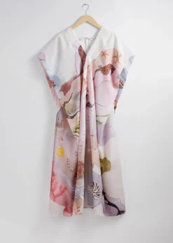 Cheap & Other Stories Printed Relaxed Midi Dress