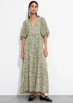 Cheap & Other Stories Puff-Sleeve Maxi Dress