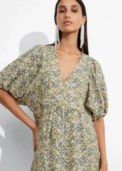 Cheap & Other Stories Puff-Sleeve Maxi Dress