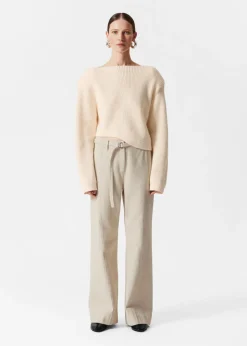 New & Other Stories Relaxed Belted Trousers