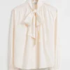 Shop & Other Stories Relaxed Lavallière-Neck Blouse