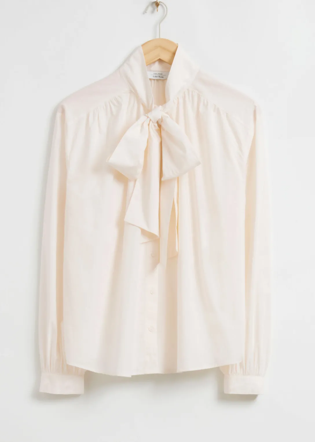 Shop & Other Stories Relaxed Lavallière-Neck Blouse