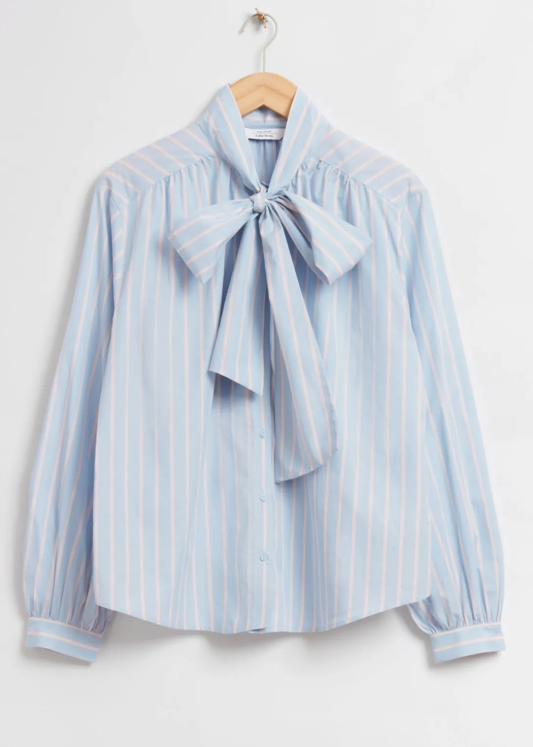 Shop & Other Stories Relaxed Lavallière-Neck Blouse
