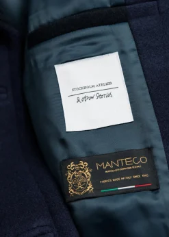 Outlet & Other Stories Relaxed Pea Coat Navy