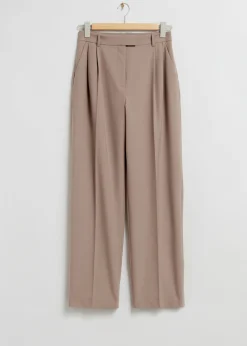 New & Other Stories Relaxed Tailored Trousers
