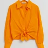 Sale & Other Stories Relaxed Tie Knot Shirt