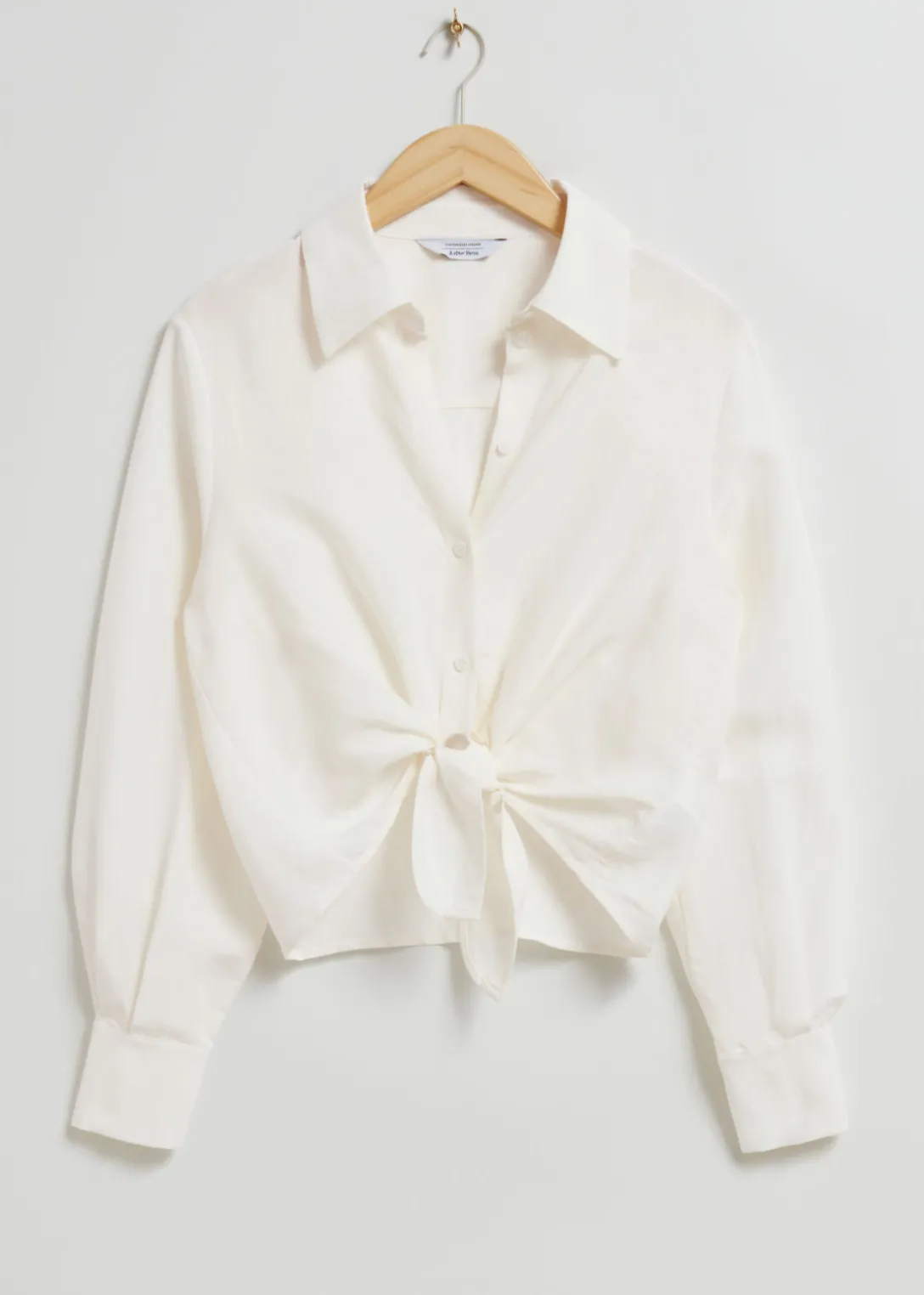 Sale & Other Stories Relaxed Tie Knot Shirt