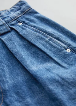 Fashion & Other Stories Relaxed Wide Jeans Bright Blue