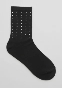 Best Sale & Other Stories Rhinestone Socks Black
