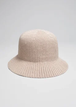Best Sale & Other Stories Rib Knitted Bucket Hat