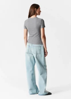 Best Sale & Other Stories Ribbed Cropped T-Shirt