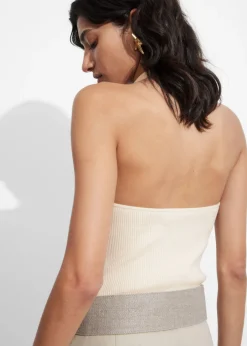 Cheap & Other Stories Ribbed Halterneck Top