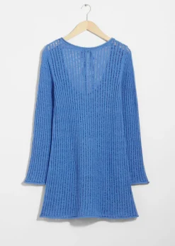 New & Other Stories Rib-Knit Mini Dress