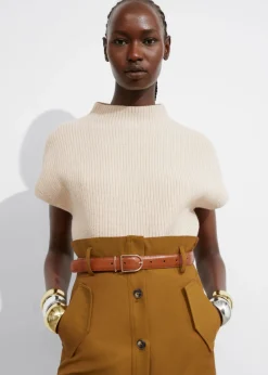 Best Sale & Other Stories Rib-Knit Mock-Neck Vest