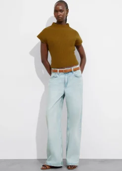 Best Sale & Other Stories Rib-Knit Mock-Neck Vest