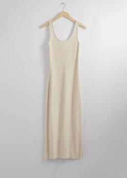 Fashion & Other Stories Rib-Knit Tank Midi Dress