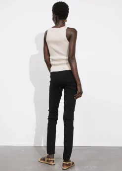 Store & Other Stories Rib-Knit Top