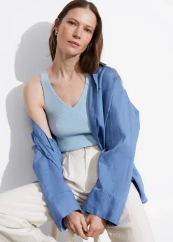 Store & Other Stories Rib-Knit Top
