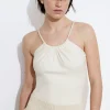 Hot & Other Stories Rope-Strap Bodysuit White