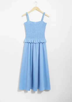Hot & Other Stories Ruched Midi Dress