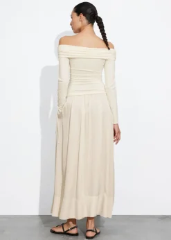 New & Other Stories Ruched Off-Shoulder Top