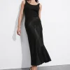 Outlet & Other Stories Satin Midi Skirt
