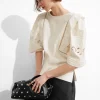 New & Other Stories Scalloped Blouse White