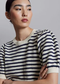 Best & Other Stories Scalloped Knit Top