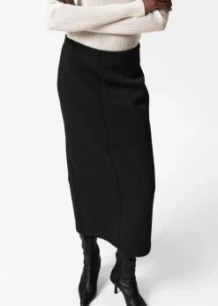 Flash Sale & Other Stories Scuba Midi Skirt Black