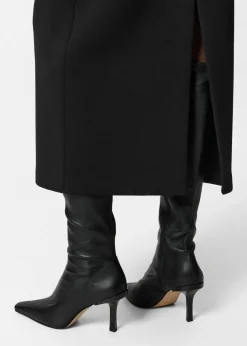 Flash Sale & Other Stories Scuba Midi Skirt Black