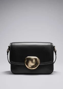 Hot & Other Stories Sculptural Buckle Leather Bag