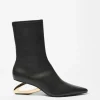 Sale & Other Stories Sculptural Heel Ankle Boots Black