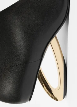 Sale & Other Stories Sculptural Heel Ankle Boots Black