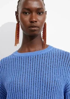 Sale & Other Stories Sheer Rib-Knit T-Shirt